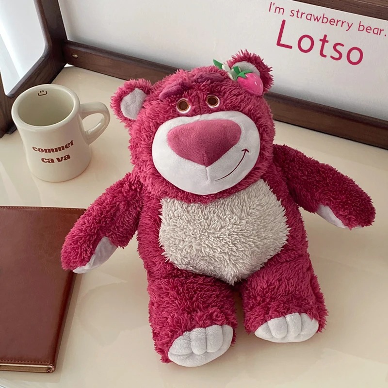 Peluche Lotso Kawaii – Toy Story (Disney, Suave y Adorable) Altura: 35cm I 13.8in